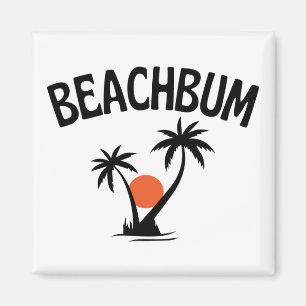 Beachbum Beach Summer Magnet