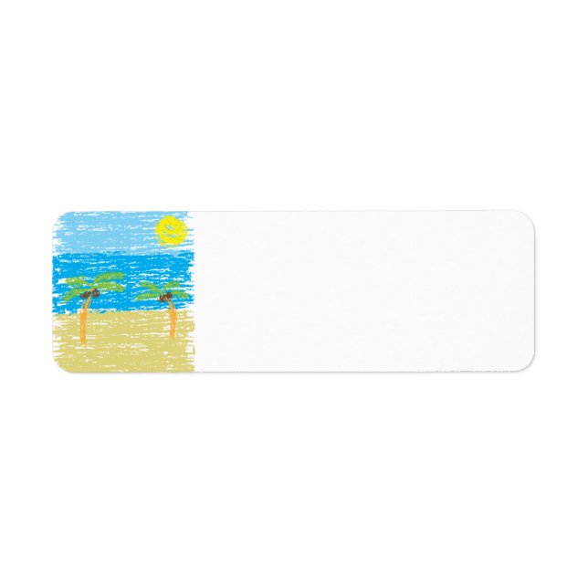 BeachBumLife Return Address Label (Front)