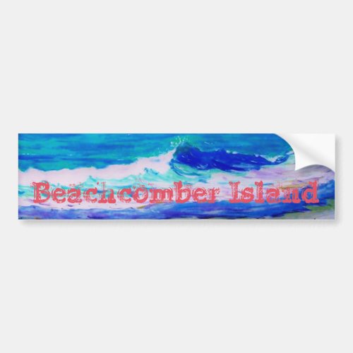 Beachcomber Island Bumper Sticker