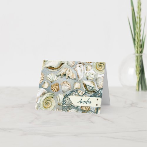 Beachcomber Seashells Notecard