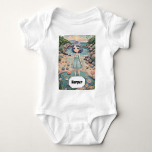 Beachcomber's Bliss Personalized Baby Bodysuit