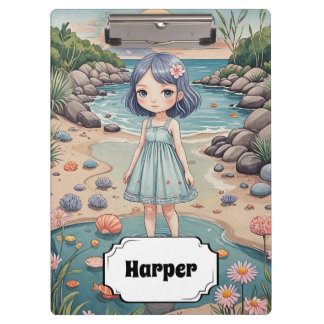 Beachcomber's Bliss Personalized Clipboard