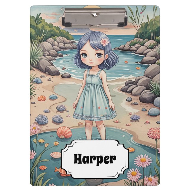 Beachcomber's Bliss Personalized Clipboard (Front)