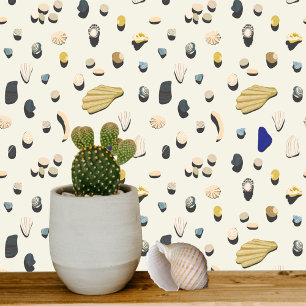 Beachcombing Coastal Wallpaper