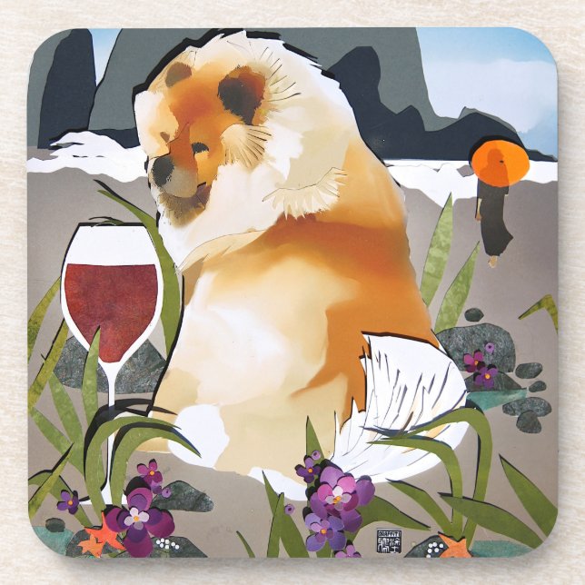BEACHCOMBING IN STYLE Coasters (Front)