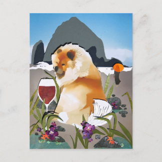 BEACHCOMBING IN STYLE Postcard