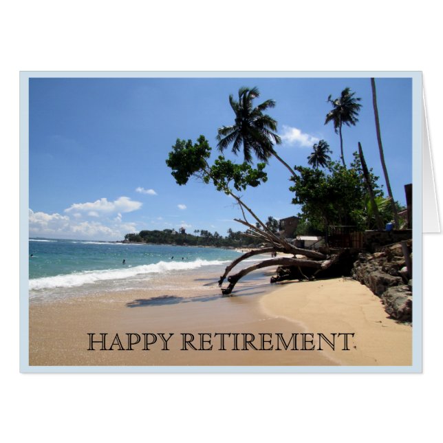 beached trees oversized card (Front Horizontal)