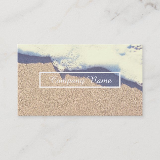 beached wave business card (Front)