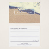 beached wave comment card (Front & Back)