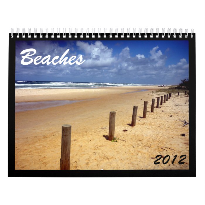 beaches 2012 calendar