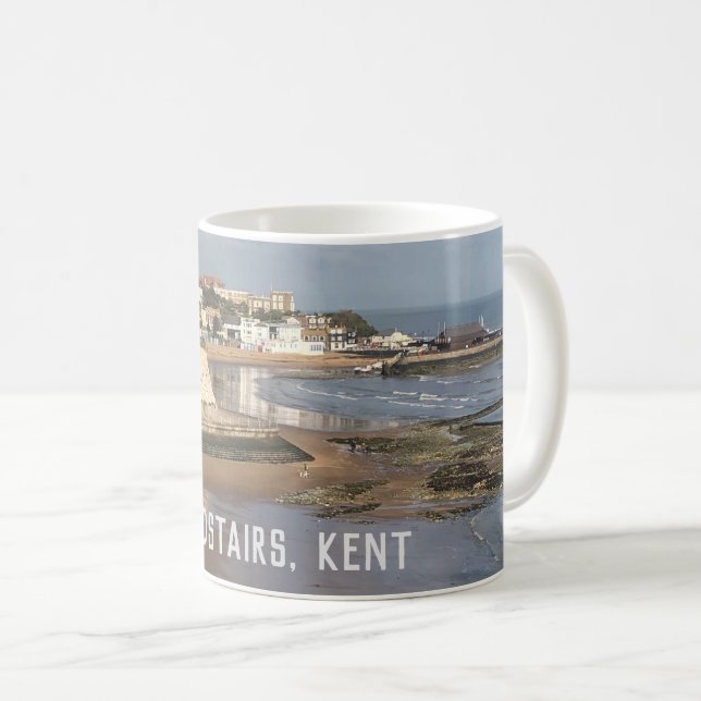 Beaches at Broadstairs in Kent Coffee Mug (Front Right)