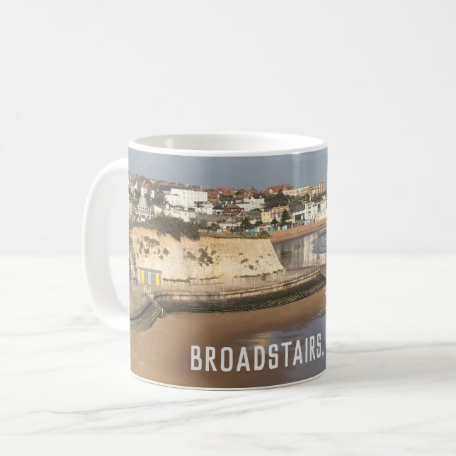 Beaches at Broadstairs in Kent Coffee Mug (Front Left)