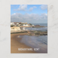 Beaches at Broadstairs in Kent Postcard