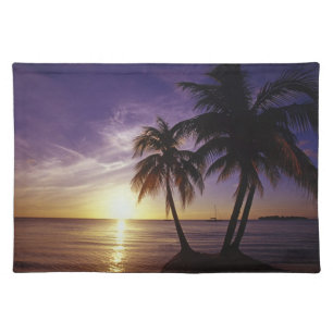 Beaches at Negril, Jamaica 3 Cloth Placemat