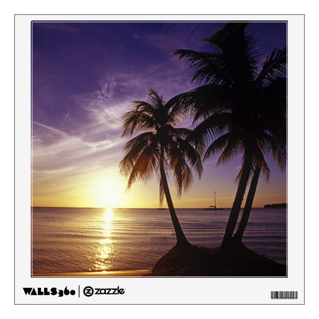 Beaches at Negril, Jamaica 3 Wall Decal (Front)