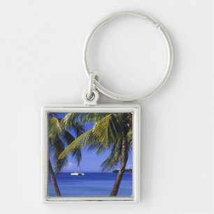 Beaches at Negril, Jamaica Keychain