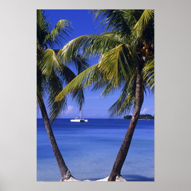Beaches at Negril, Jamaica Poster (Front)