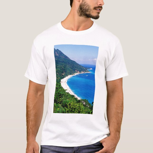 Beaches, Barahona, Dominican Republic, T-Shirt (Front)