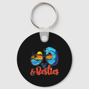 Beaches booze and besties girls trip 2026 florida keychain