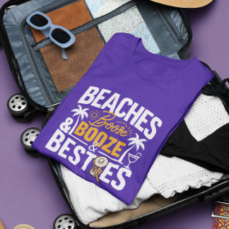 Beaches Booze and Besties Shirt,Bachelorette Party T-Shirt