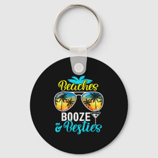 Beaches booze besties girls trip 2026 florida keychain