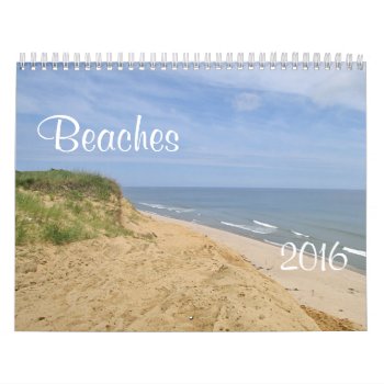 Beaches Calendar by backyardwonders at Zazzle