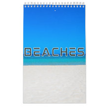 Beaches Collection Wall Calendar