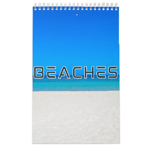 Beaches Collection Wall Calendar