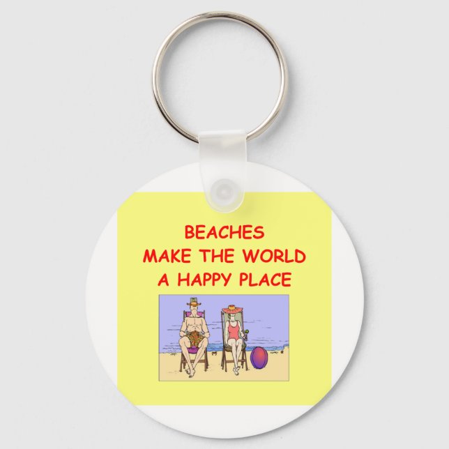 beaches keychain (Front)