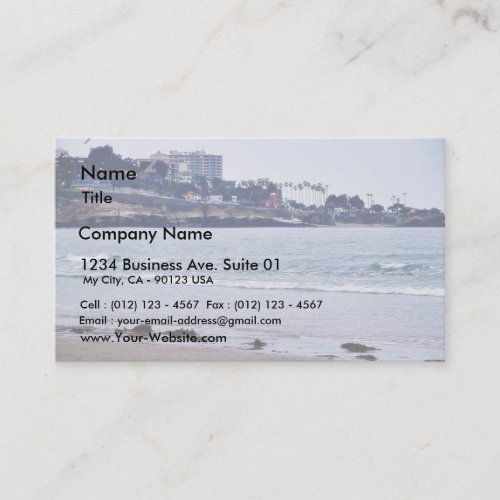Beaches Ocean La Jolla Business Cards