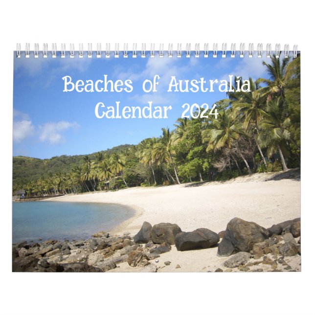 Beaches of Australia Calendar 2024 (Cover)
