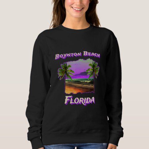Beaches Of Boynton Beach Florida Sweatshirt
