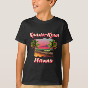 Beaches Of Kailua-kona Hawaii T-Shirt
