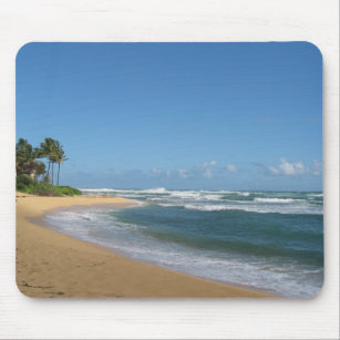 Gaming Mouse Pad Mouse Mat Track Palm Trees Beach Sea Ocean 98911 Customized Rectangle Mousepad 