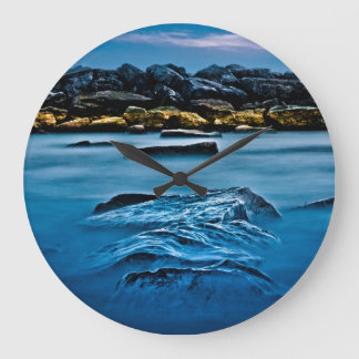 Beaches Park Breakwall 4 Large Clock