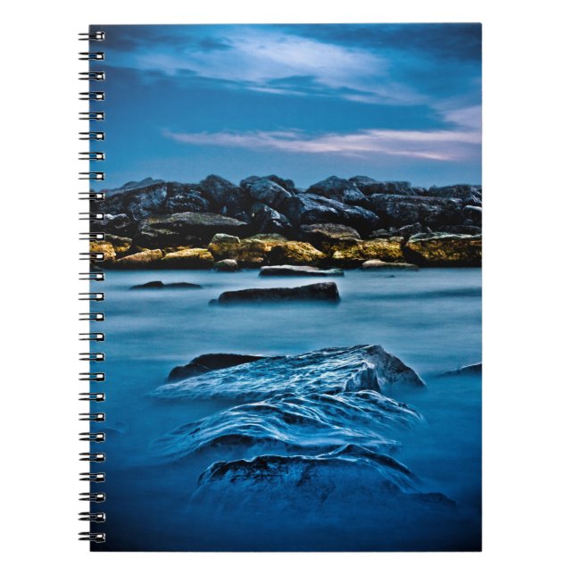Beaches Park Breakwall 4 Notebook (Front)