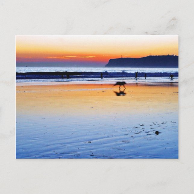 Beaches Point Loma Sunsets Postcard (Front)