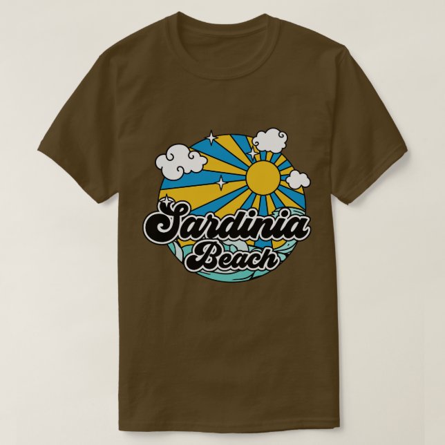 Beaches Sardinia Beach T-Shirt (Design Front)