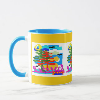 BEACHES - Sun & Surf - Australia - Yellow Mug