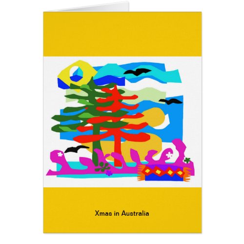 BEACHES _ Sun  Surf _ Australian Xmas cards