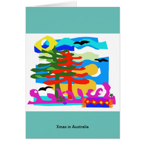 BEACHES _ Sun  Surf _ Australian Xmas cards