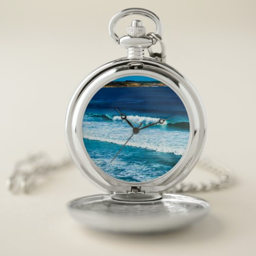 Beaches That Make You Go Wow   Pocket Watch