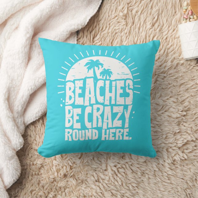 beaches throw pillow (Blanket)