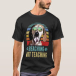 Beaching Not Teaching American English Coonhound D T-Shirt