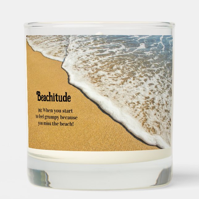 Beachitude Scented Candle (Front)