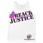 #BEACHJUSTICE Total Mark Tank (Front)