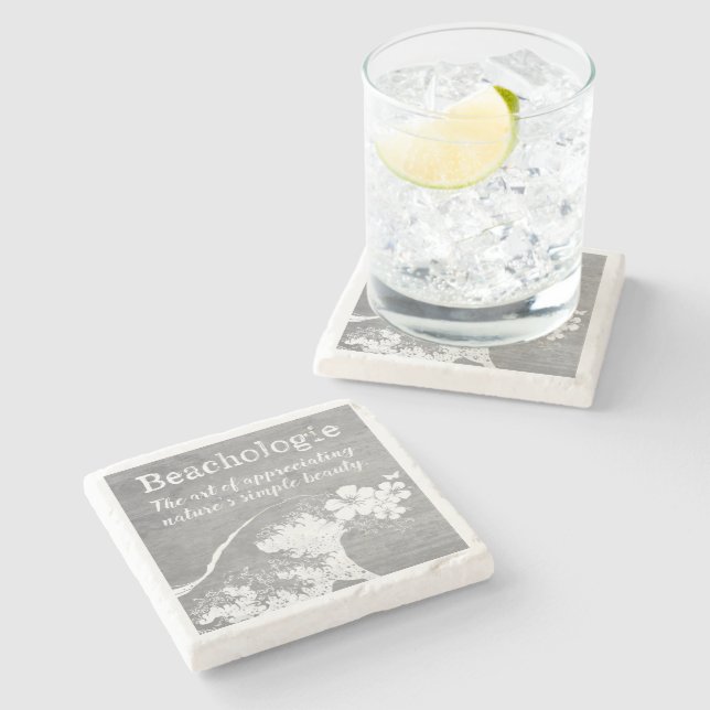 Beachologie Appreciating Nature's Beauty Coaster (Side)