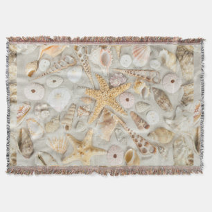 BeachShells Throw Blanket