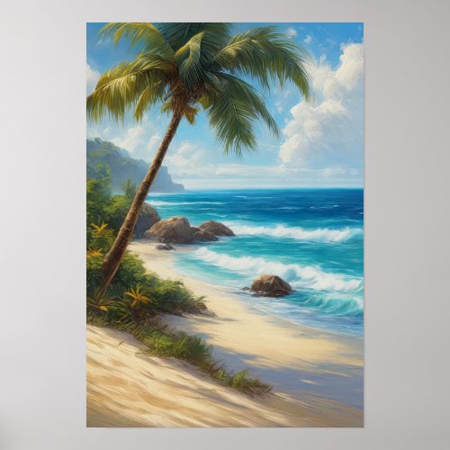 Beachside Bliss Poster