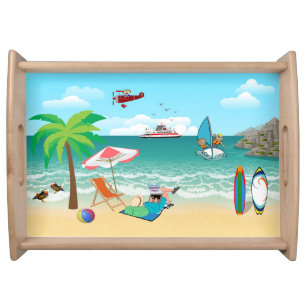 Beachside Fun Serving Tray